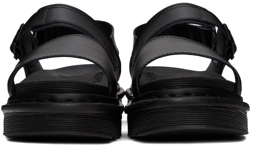 商品Dr. Martens|Black Leather Voss Sandals,价格¥795,第4张图片详细描述