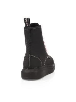 商品Alexander McQueen|Hybrid Lace-Up Booties,价格¥1265,第3张图片详细描述