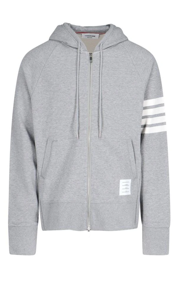 商品Thom Browne|Thom Browne 4 Bar Zipped Hoodie,价格¥6629,第1张图片