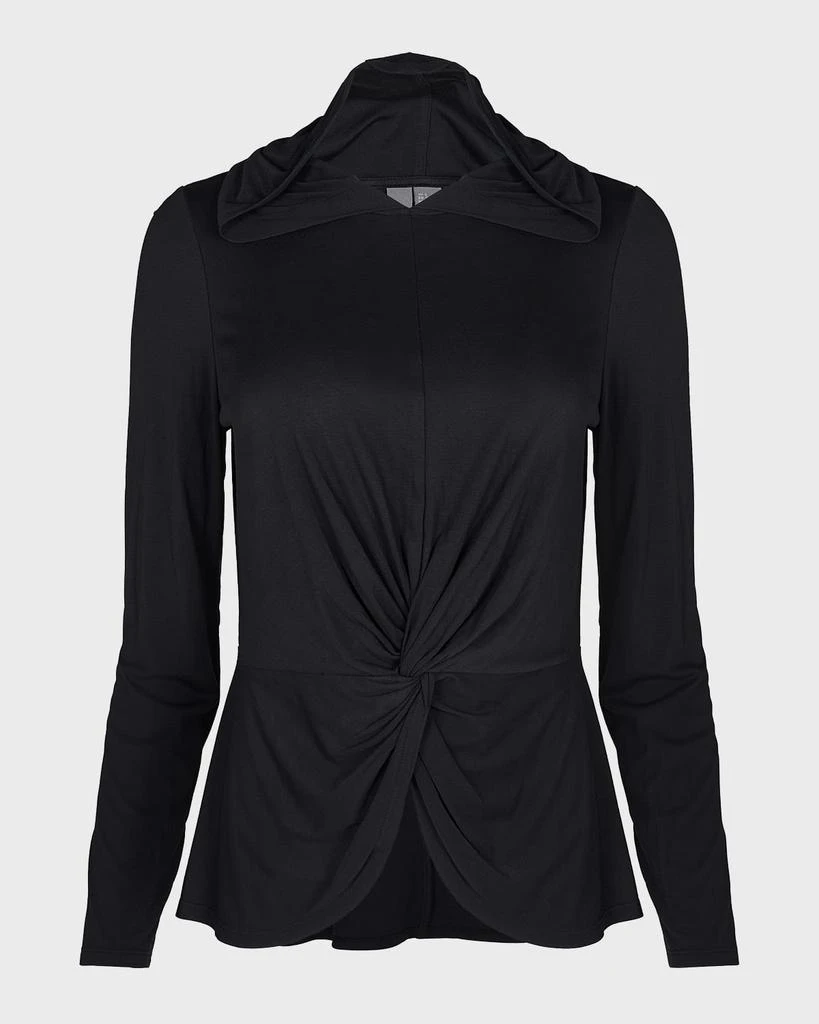 商品SWEATY BETTY|Tori Hooded Twist-Front Top,价格¥327,第2张图片详细描述