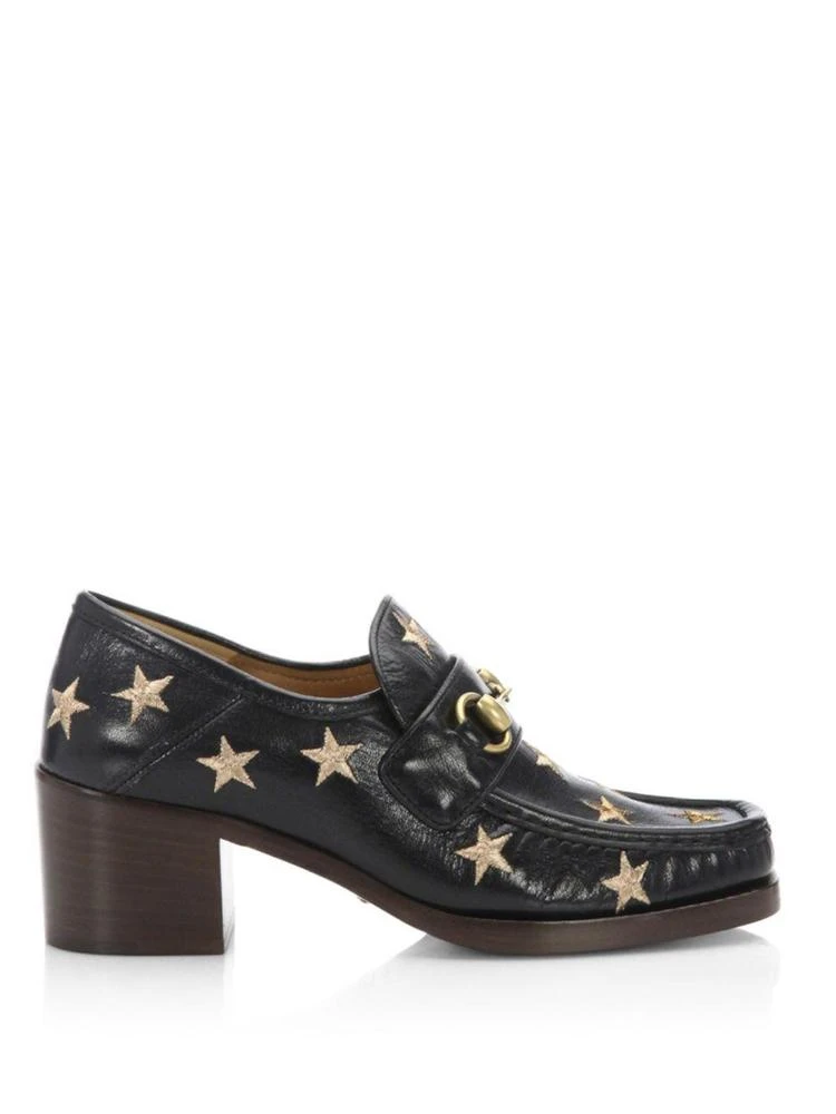 商品Gucci|Vegas Star Leather Loafers,价格¥6712,第5张图片详细描述