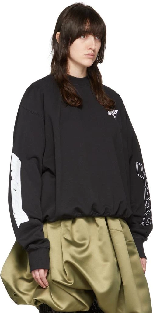 商品We11done|Black Cotton Sweatshirt,价格¥700,第2张图片详细描述
