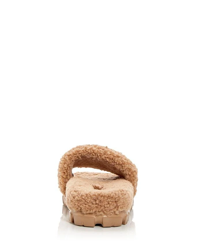 商品UGG|Women's Cozetta Curly Platform Slide Sandals,价格¥754,第4张图片详细描述