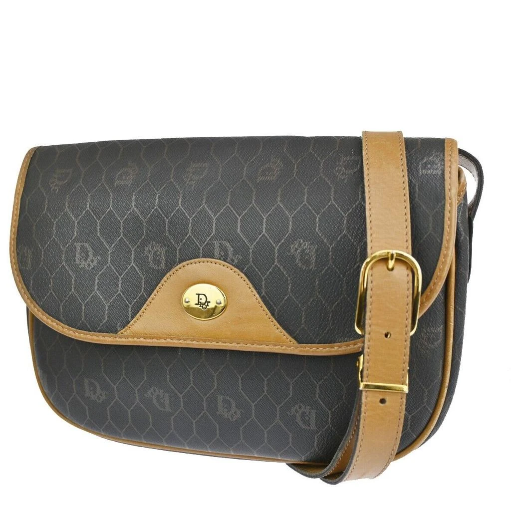 商品[二手商品] Dior|Dior Honeycomb  Canvas Shoulder Bag (Pre-Owned),价格¥3663,第1张图片