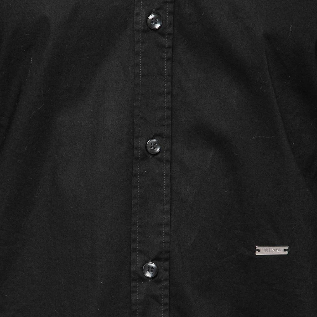 商品[二手商品] Just Cavalli|Just Cavalli Black Cotton Button Front Long-Sleeve Shirt S,价格¥805,第3张图片详细描述