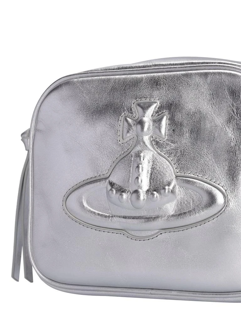 商品Vivienne Westwood|Anna Metallic Leather Camera Bag,价格¥3597,第3张图片详细描�述