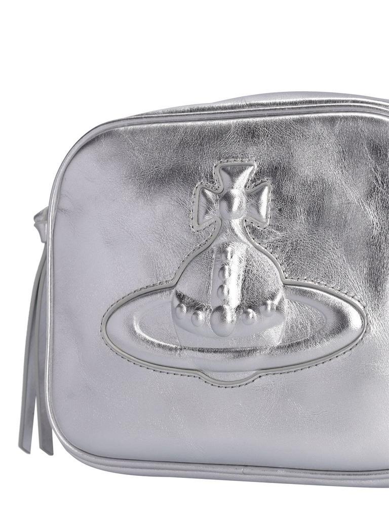 商品Vivienne Westwood|Anna Metallic Leather Camera Bag,价格¥3459,第5张图片详细描述