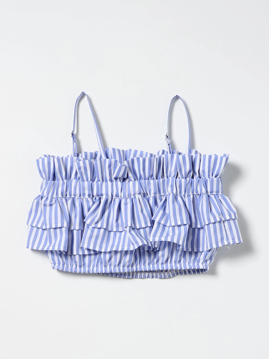 商品【商品预售7天】 MSGM|MSGM 女童背心吊带 MS028827200 蓝色,价格¥615,第3张图片详细描述
