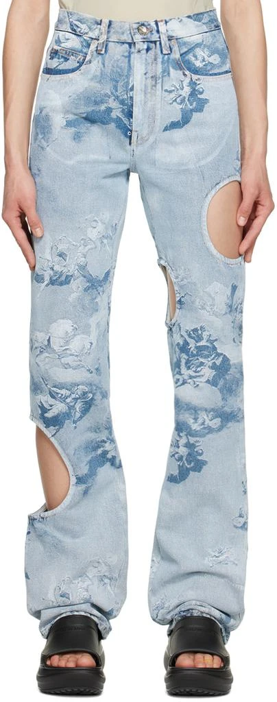 商品Off-White|Blue Sky Meteor Cool Jeans,价格¥2335,第1张图片