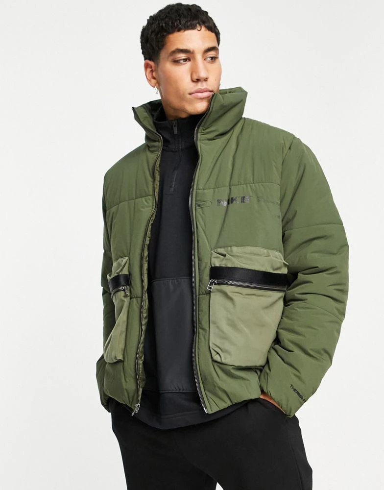 商品NIKE|Nike City Made padded utility jacket in khaki,价格¥758,第2张图片详细描述