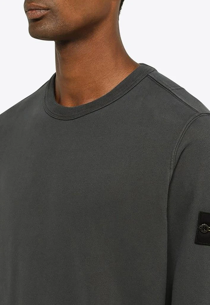 商品Stone Island|Logo-Patch Pullover Sweatshirt,价格¥2834,第4张图片详细描述