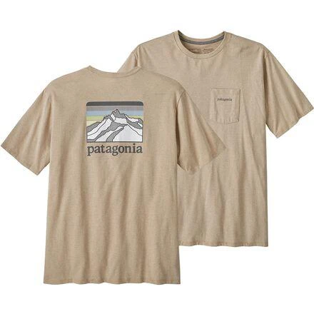商品Patagonia|Line Logo Ridge Pocket Responsibili-T-Shirt - Men's,价格¥222,第5张图片详细描述