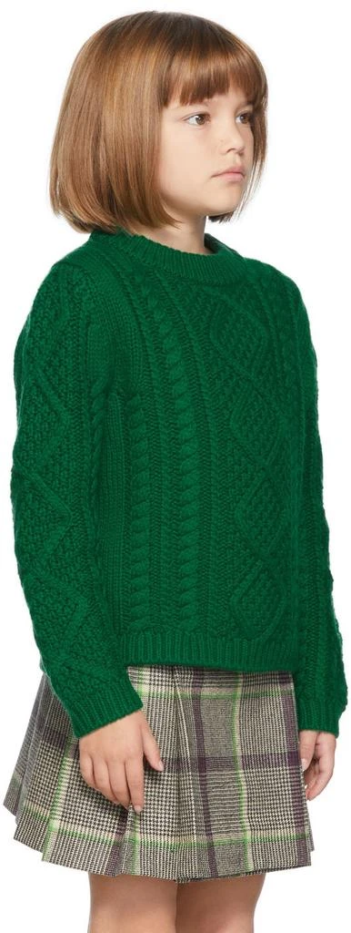 商品Bonpoint|Kids Green Tihana Sweater,价格¥431,第3张图片详细描述