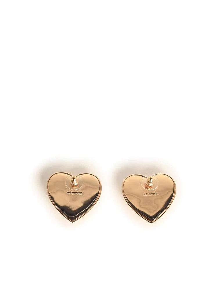 商品Self Portrait|Self-Portrait Cuore' Gold-Plated Brass Earrings,价格¥1464,第2张图片详细描述