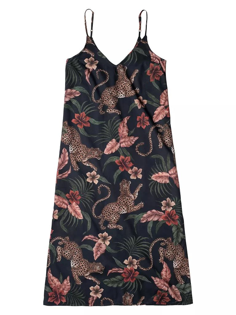 商品Desmond & Dempsey|Soleia Leopard-Print Cotton Slip Nightie,价格¥1042,第1张图片