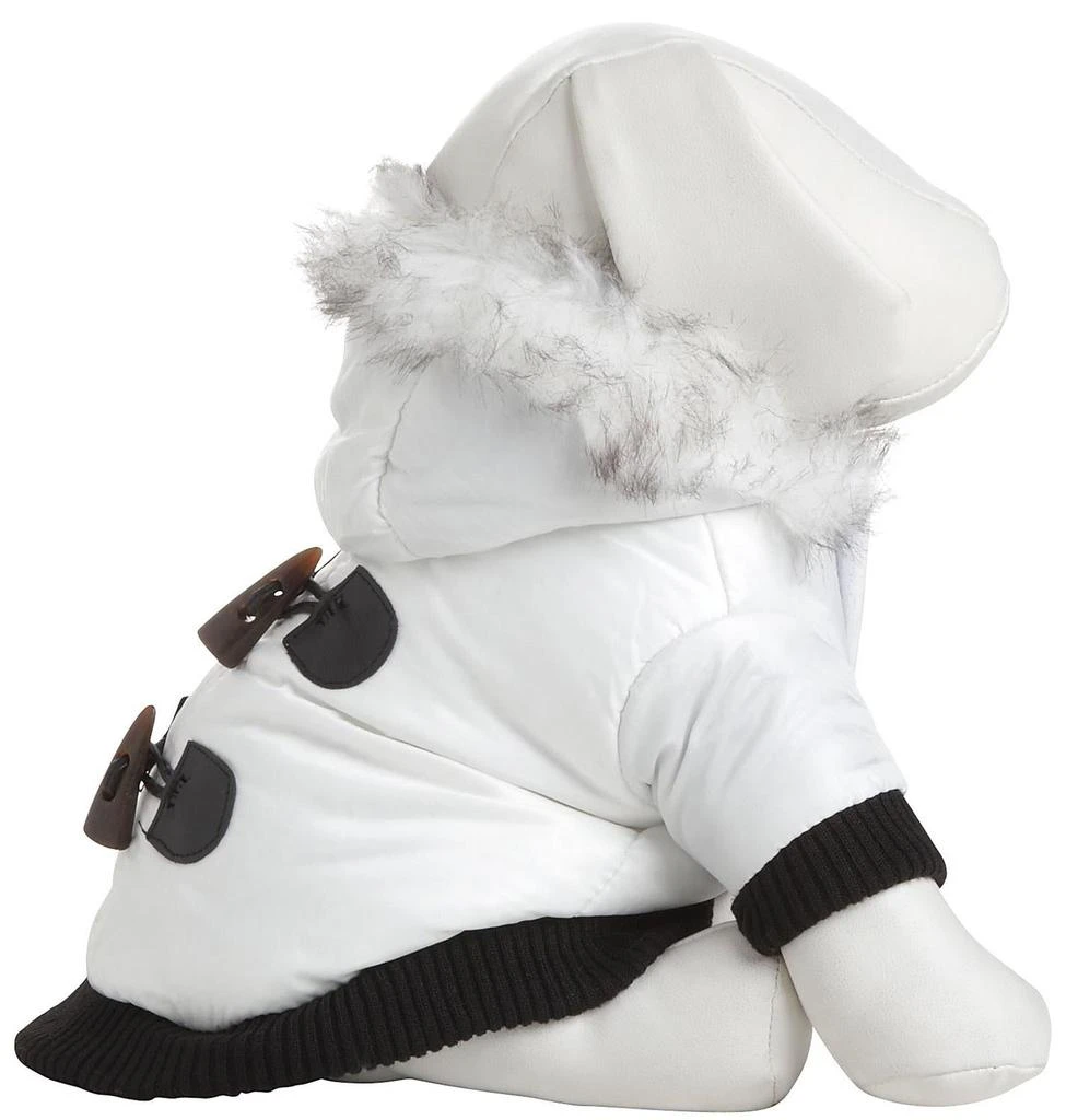 商品Pet Life|Aspen Winter-White Fashion Pet Parka Coat,价格¥304,第3张图片详细描述