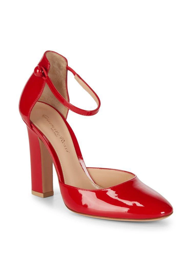 商品Gianvito Rossi|Ankle-Strap Leather Pumps,价格¥1734,第1张图片