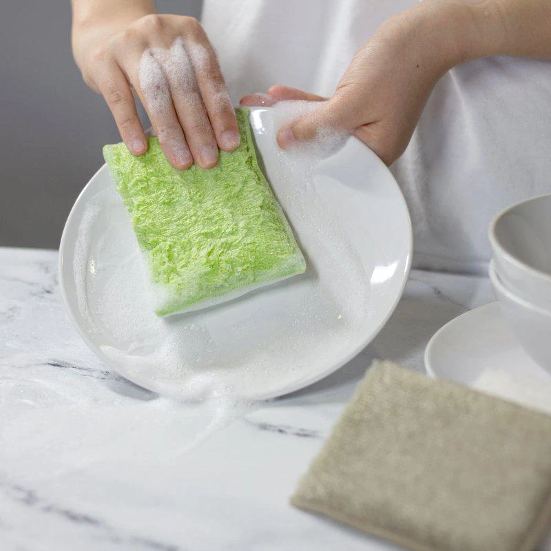 商品Grand Fusion Housewares|Bamboo Sponge 3 Pack Set SET OF 1 (3PK),价格¥91,第2张图片详细描述