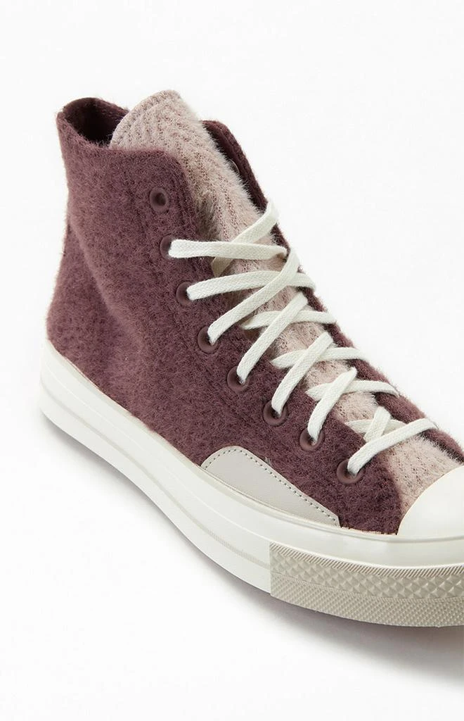 Burgundy Chuck 70 Cozy High Top Sneakers 商品