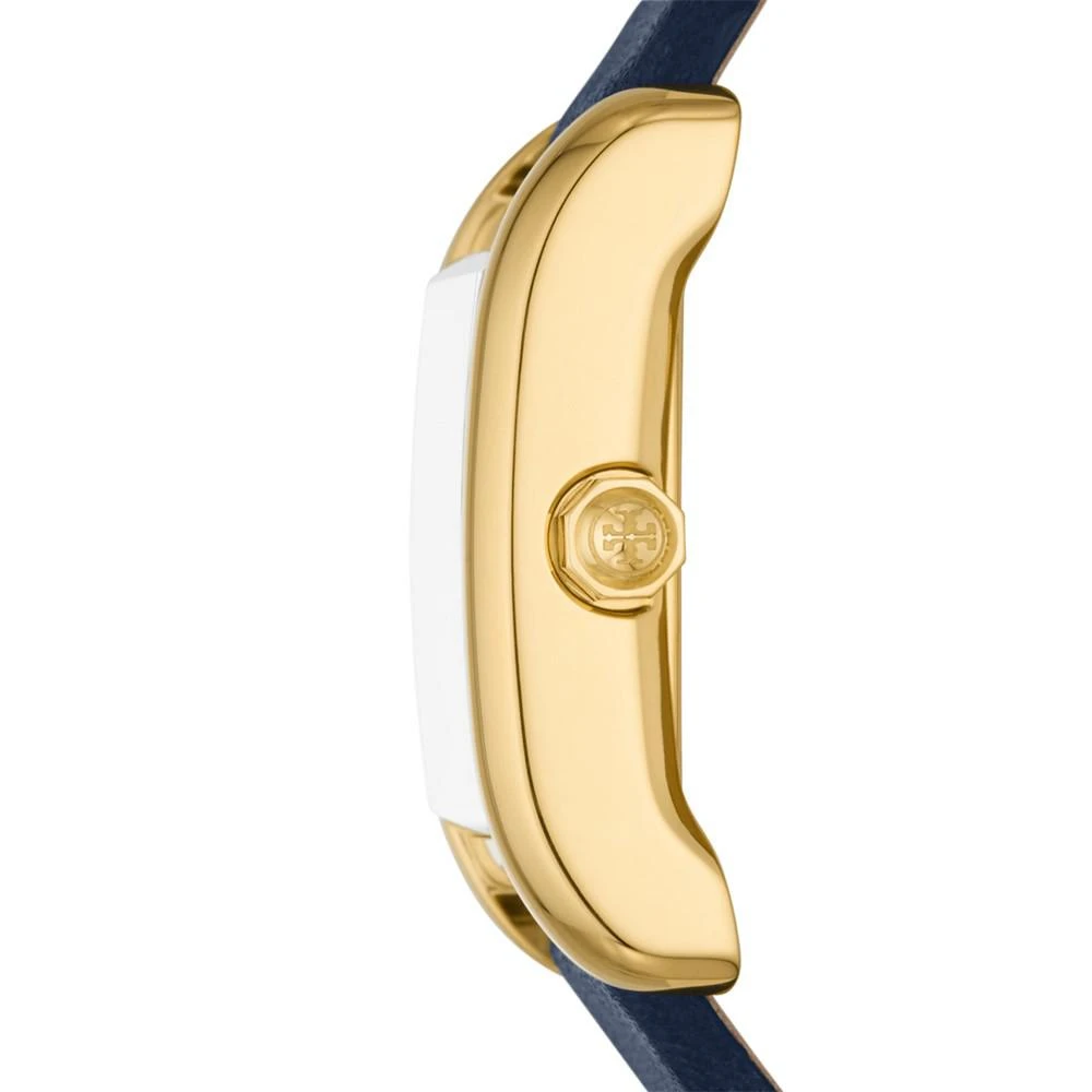 商品Tory Burch|Women's The Eleanor Navy Leather Strap Watch 25mm,价格¥1549,第2张图片详细描述