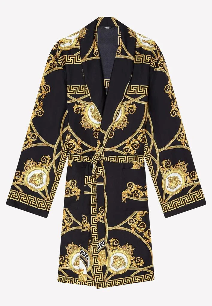 商品Versace|Signature Print Robe in Silk,价格¥17899,第1张图片
