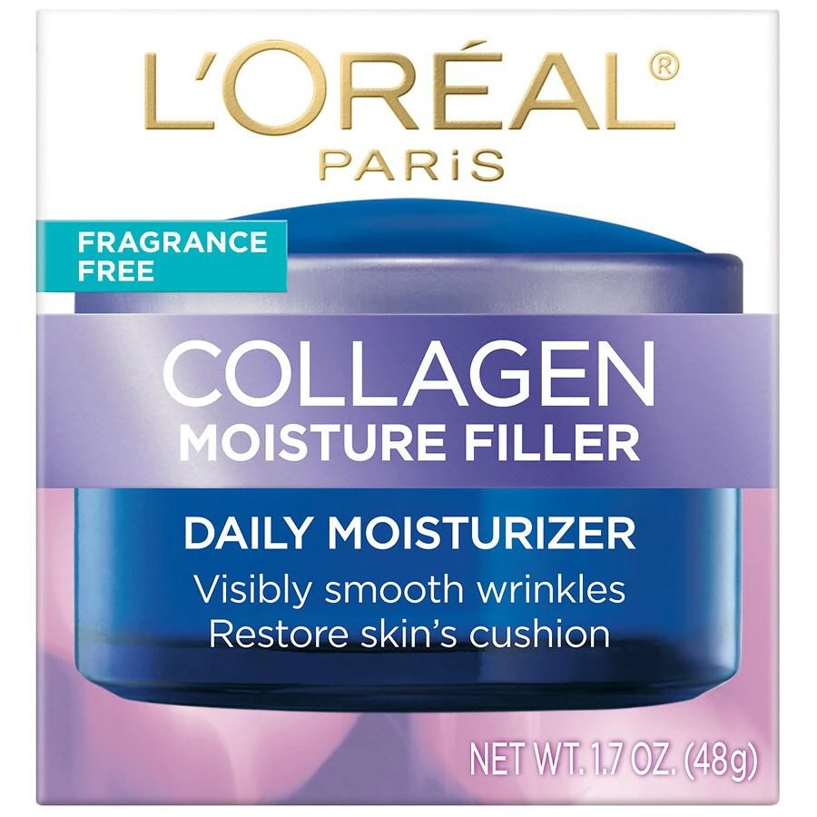 商品L'Oreal Paris Collagen|Moisture Filler Facial Day Cream Fragrance Free,价格¥89,第3张图片详细描述