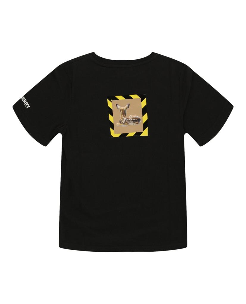 Kids Deer Print T-Shirt商品第2张图片规格展示