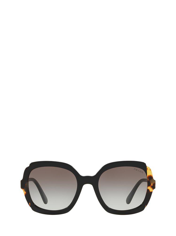 Prada Eyewear Colour Block Oversized Sunglasses商品第1张图片规格展示