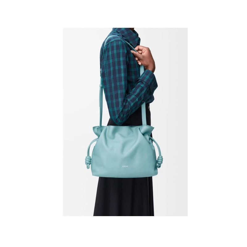 商品Loewe|【预售3-5天】LOEWE/罗意威 女士蓝色小牛皮单肩包,价格¥17132,第5张图片详细描述