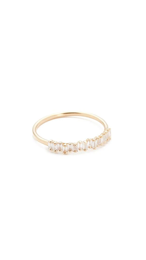 商品Suzanne Kalan|18k 烟花金钻石半指环戒指,价格¥9278,第5张图片详细描述