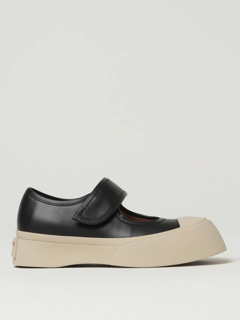 商品Marni|Marni Pablo Mary Jane in leather with logo,价格¥4177,第1张图片