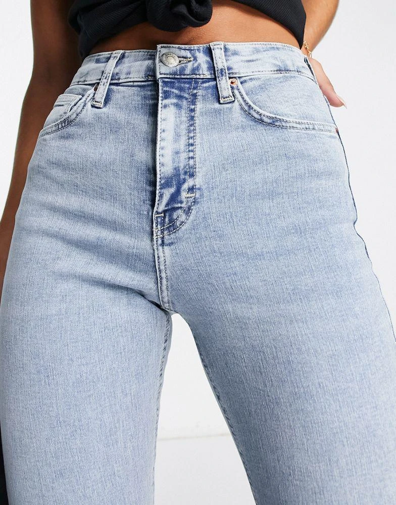 商品Topshop|Topshop Jamie flare jeans in bleach,价格¥275,第4张图片详细描述