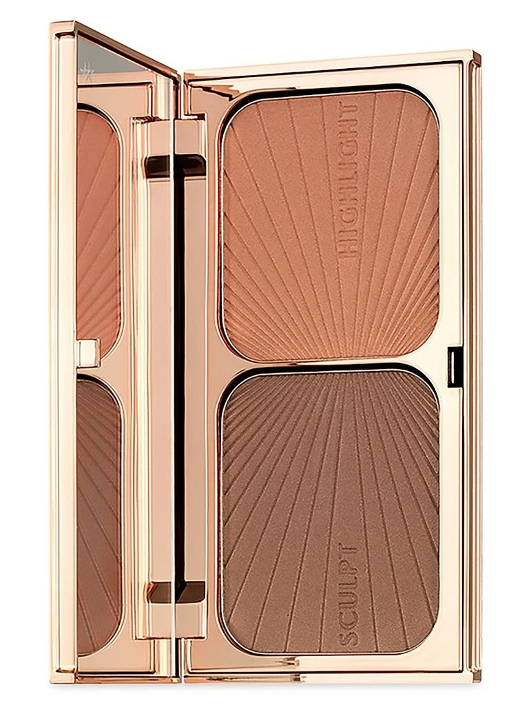 商品Charlotte Tilbury|Filmstar Bronzer & Highlight Palette,价格¥502,第2张图片详细描述
