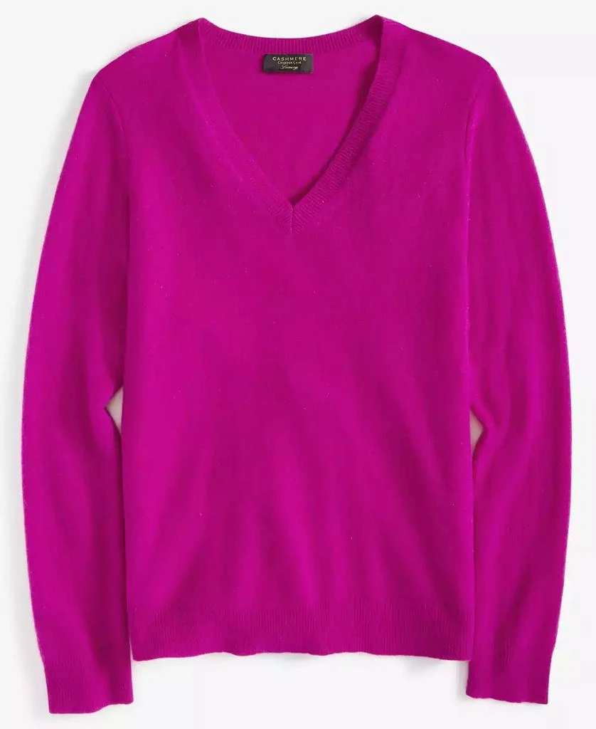 商品Charter Club|100% Cashmere Women's V-Neck Long-Sleeve Sweater, Created for Macy's,价格¥149,第3张图片详细描述