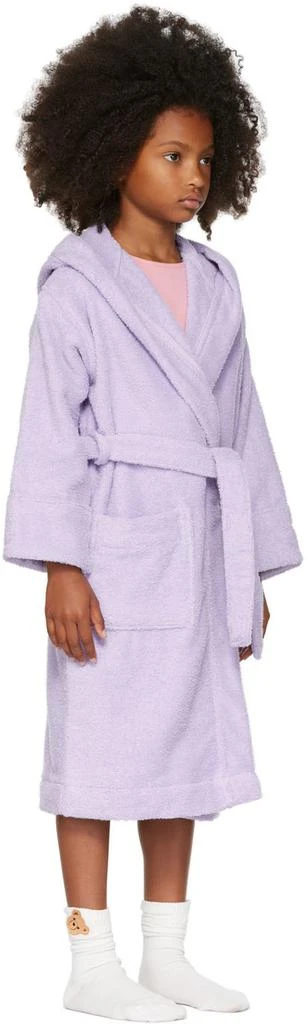 商品Tekla Kids|Kids Purple Hooded Bathrobe,价格¥380,第2张图片详细描述