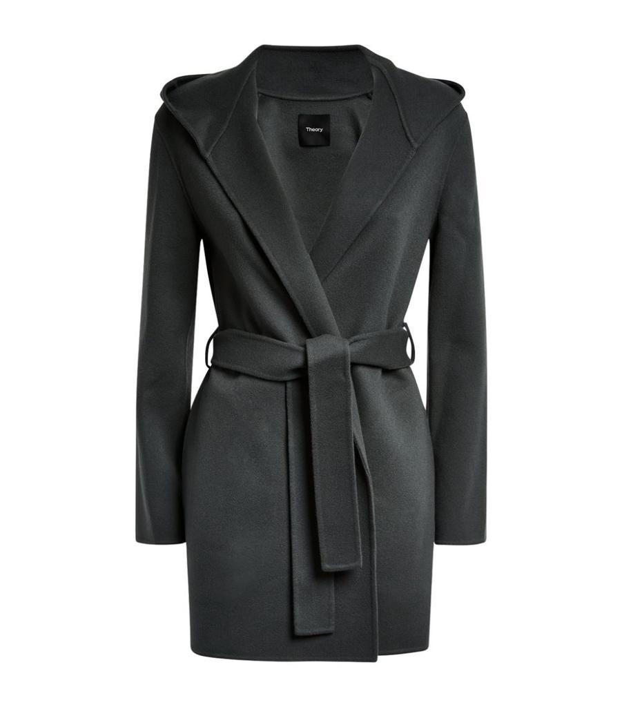商品Theory|Wool-Cashmere Wrap Coat,价格¥5265,第1张图片