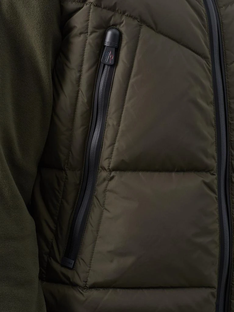 商品Moncler|Hooded quilted down and fleece jacket,价格¥7591,第3张图片详细描述