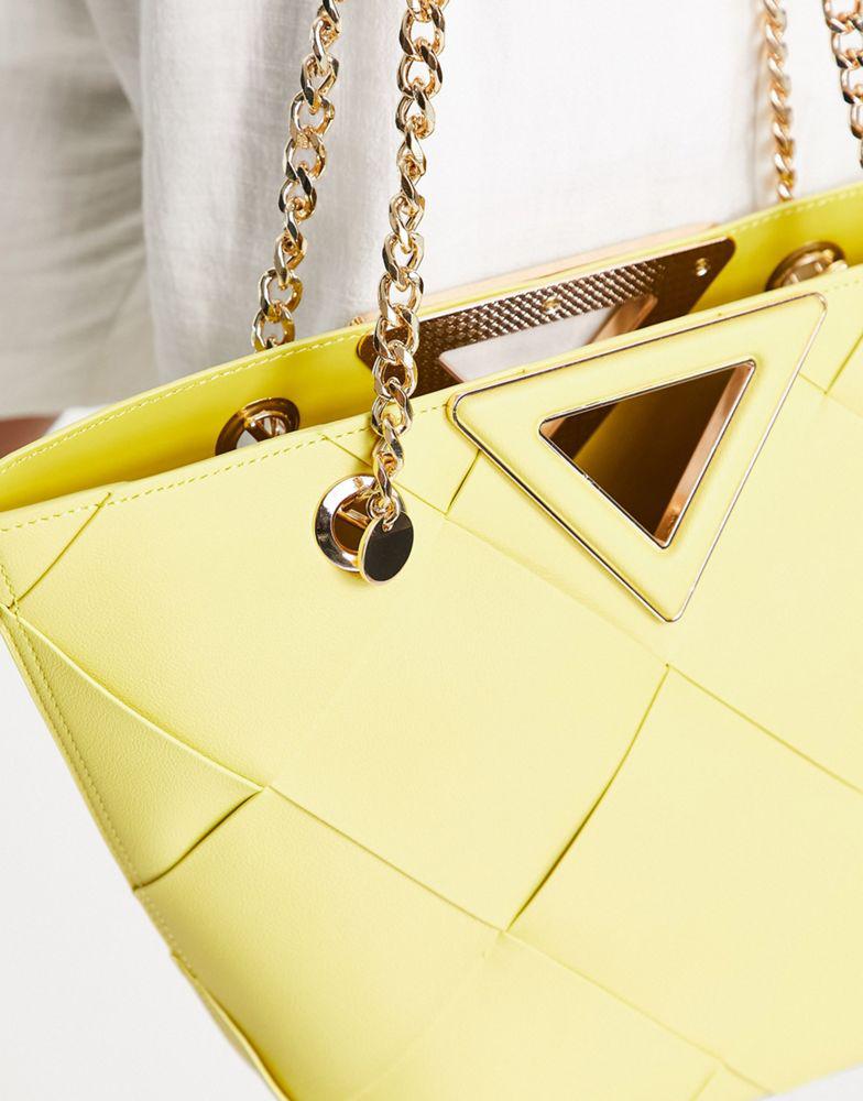 ALDO Contaeldar tote bag in yellow zest商品第3张图片规格展示