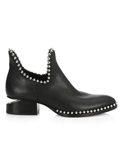 商品Alexander Wang|Kori Cutout Leather Booties 及踝靴,价格¥2233,第1张图片