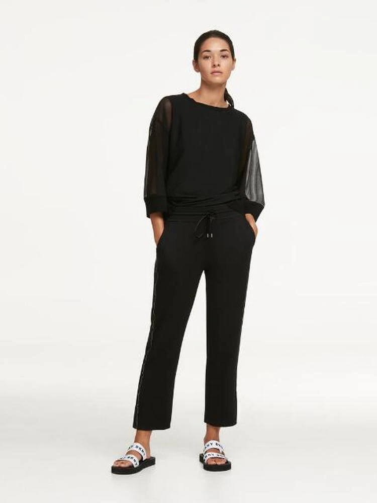 商品DKNY|Cropped Track Pant With Drawstring,价格¥369,第2张图片详细描述