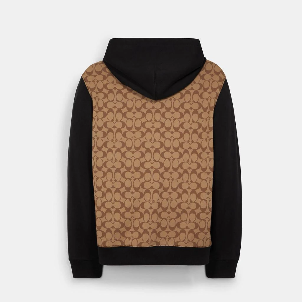 商品Coach|Coach Outlet Signature Hoodie,价格¥1166,第2张图片详细描述