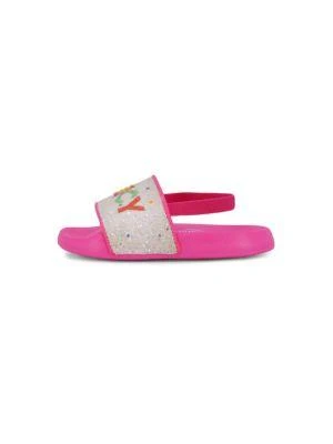 商品Juicy Couture|Baby Girl's & Little Girl's Lil Los Rios Glitter Slingback Sandals,价格¥151,第2张图片详细描述