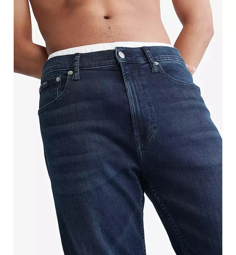 商品Calvin Klein|Men's Standard Straight-Fit Stretch Jeans,价格¥421,第4张图片详细描述