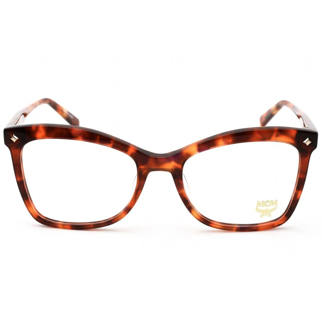 商品MCM|MCM Women's Eyeglasses - Clear Lens Havana/Red Cat Eye Shape Frame | MCM2707 239,价格¥241,第2张图片详细描述