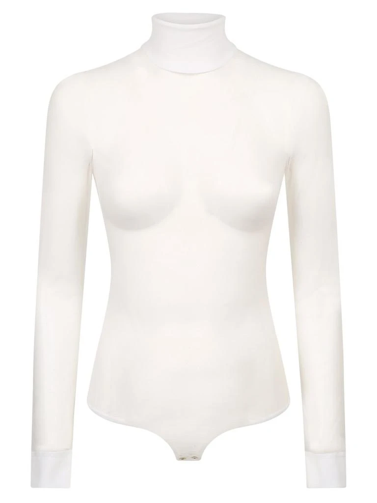 商品Burberry|Burberry High Neck Long Sleeve Bodysuit,价格¥1695,第1张图片