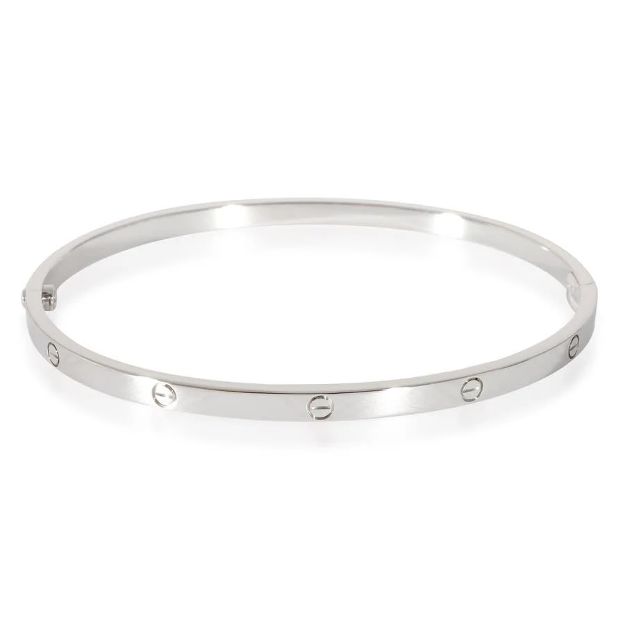 商品[二手商品] Cartier|Pre-Owned Cartier Love Bracelet in 18k White Gold,价格¥32133,第1张图片