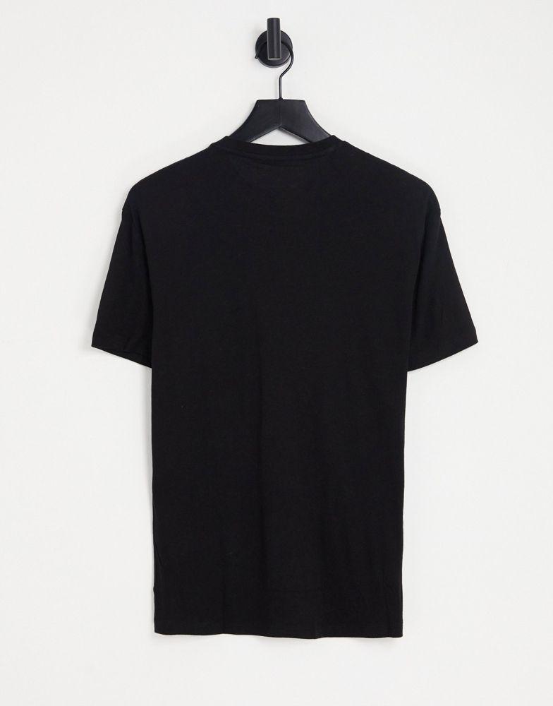Armani Exchange city print t-shirt in black商品第2张图片规格展示