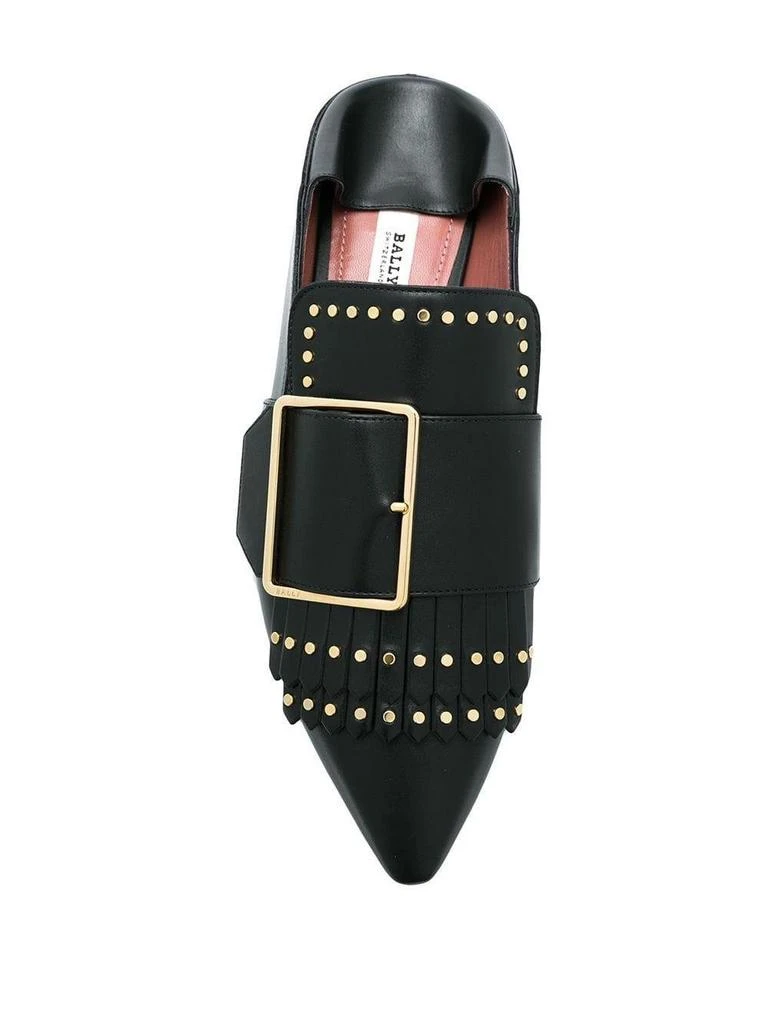 商品Bally|NEW Bally Hamelia Ladies Black Leather Studded Pumps,价格¥2434,第2张图片详细描述