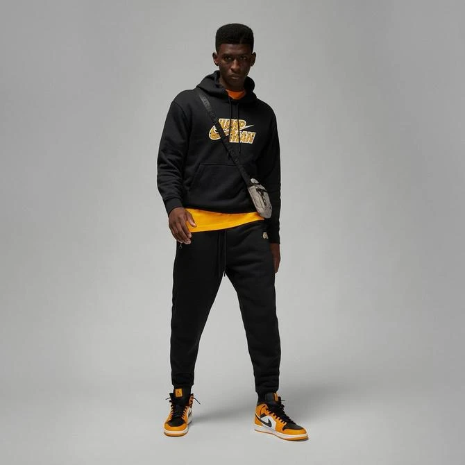 商品Jordan|Men's Jordan Flight MVP Jumpman Fleece Pullover Hoodie,价格¥636,第3张图片详细描述