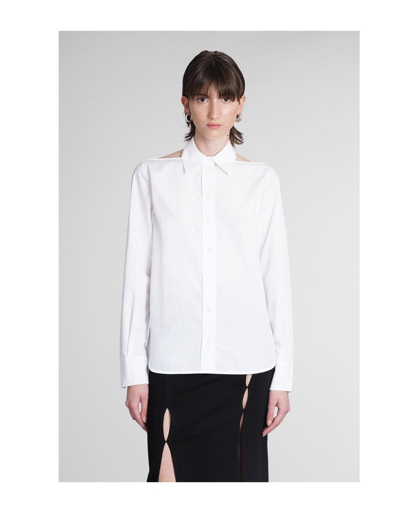 Shirt In White Cotton商品第1张图片规格展示